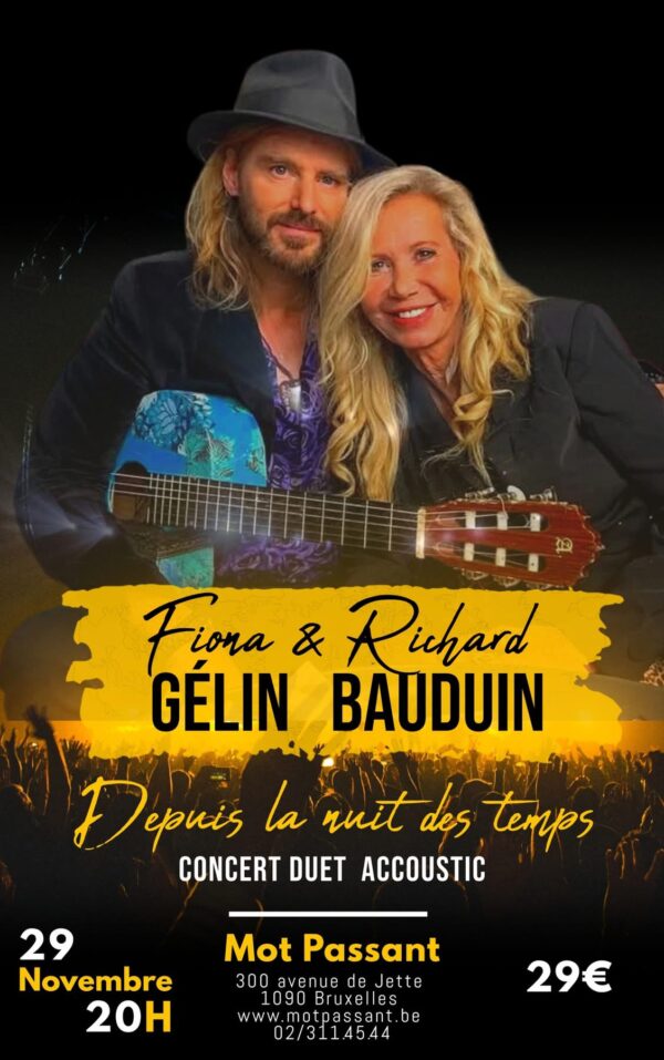 Fiona Gélin & Richard Bauduin “Depuis la nuit des temps” Concert accoustic